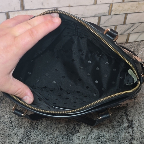 Kate Spade Laurel Way Reiley Gardenia Dome Satchel Bag Crossbody Bag - Picture 5 of 9